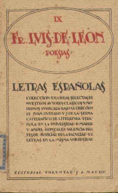 LETRAS ESPAÑOLAS