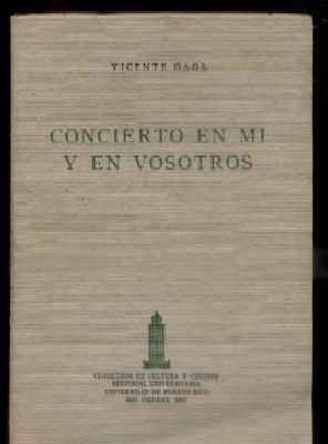 CONCIERTO EN MI Y EN VOSOTROS.