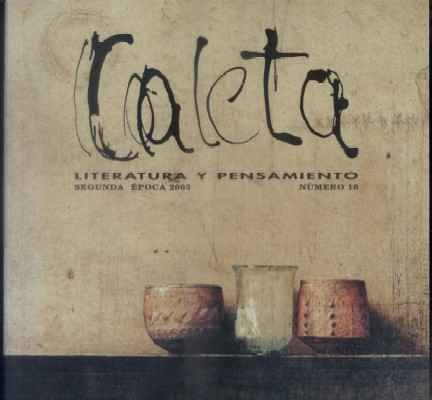 REVISTA CALETA. LITERATURA Y PENSAMIENTO. 2ª EPOCA 2003-Nº 10.