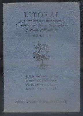 REVISTA LITORAL. TERCERA EPOCA-NUMERO DOS. EDICION FASCIMILAR 1944. NOVIEMBRE 1967