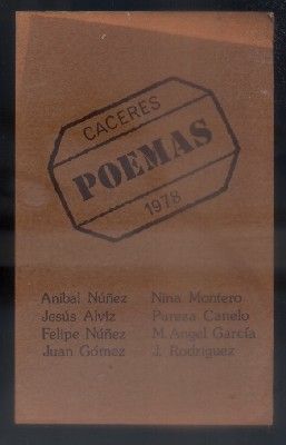 POEMAS.  CACERES 1978.