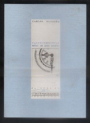 ALGO OCURRE EN LA MITAD DE ESTE SONETO. COL. PLIEGOS DE CONTEMPORANEOS JEREZ 1991. Nº 16.