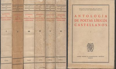 OBRAS COMPLETAS DE MENENDEZ PELAYO. VOL. XVII AL XXII. TOMOS I AL VI, FALTO DEL VII AL X.