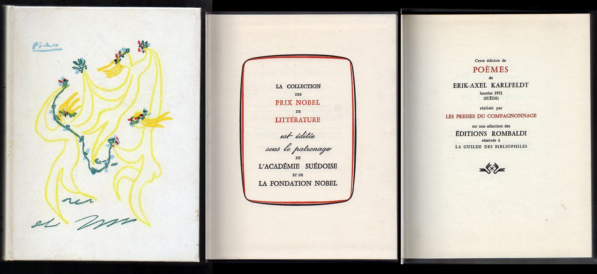 CETTE EDICITION DE POEMES - PRIX NOBEL DE LITTERATURE 1931.