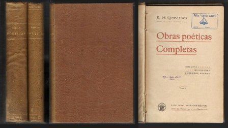 OBRAS POETICAS COMPLETAS TOMOS I Y II