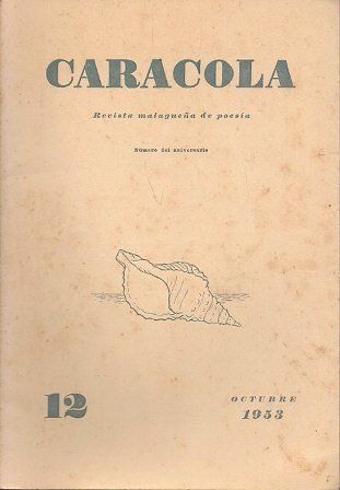 CARACOLA REVISTA MALAGUEÑA DE POESIA Nº 12 - OCTUBRE 1953
