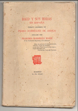 BACO Y SUS BODAS EN ESPAÑA