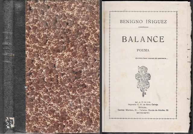 BALANCE (POEMA) QUISIERA HACER EXAMEN DE CONCIENCIA…