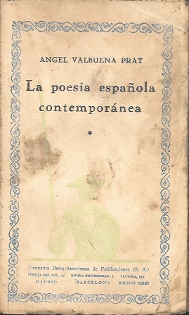 LA POESIA ESPAÑOLA CONTEMPORANEA
