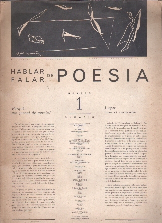 REVISTA HABLAR FALAR DE POESIA NUMERO 1