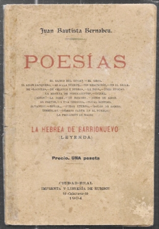 POESIAS - LA LEYENDA DE BARRIONUEVO (LEYENDA)