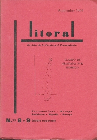 REVISTA LITORAL Nº 8-9  DOBLE ESPECIAL - LLANTO DE GRANADA POR FEDERICO