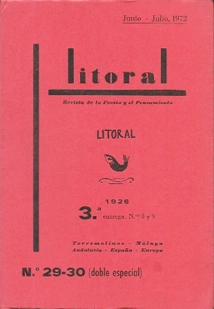 REVISTA LITORAL Nº 29-30 DOBLE ESPECIAL - LITORAL 1926