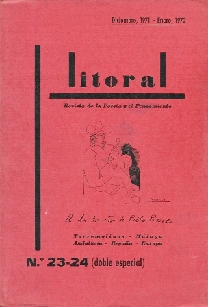 REVISTA LITORAL Nº 23-24 DOBLE ESPECIAL - A LOS 90 AÑOS DE PABLO PICASSO