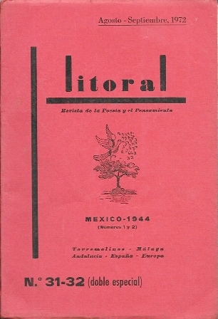 REVISTA LITORAL Nº 31-32 DOBLE ESPECIAL - (MEXICO 1944 Nº 1 Y 2)