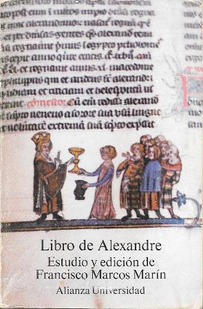 LIBRO DE ALEIXANDRE - ESTUDIO Y EDICION DE FRANCISCO MARCOS MARIN