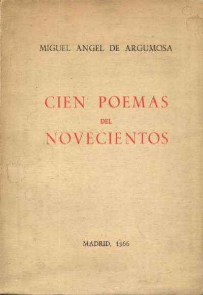 CIEN POEMAS DEL NOVECIENTOS