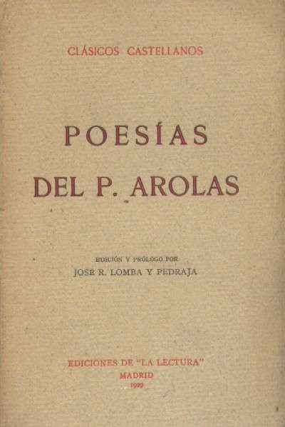POESIAS DE P. AROLAS