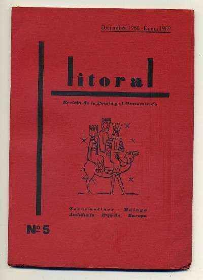 LITORAL  Nº 5 (REVISTA DE LA POESIA Y EL PENSAMIENTO)