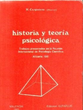 HISTORIA Y TEORIA PSICOLOGICA.