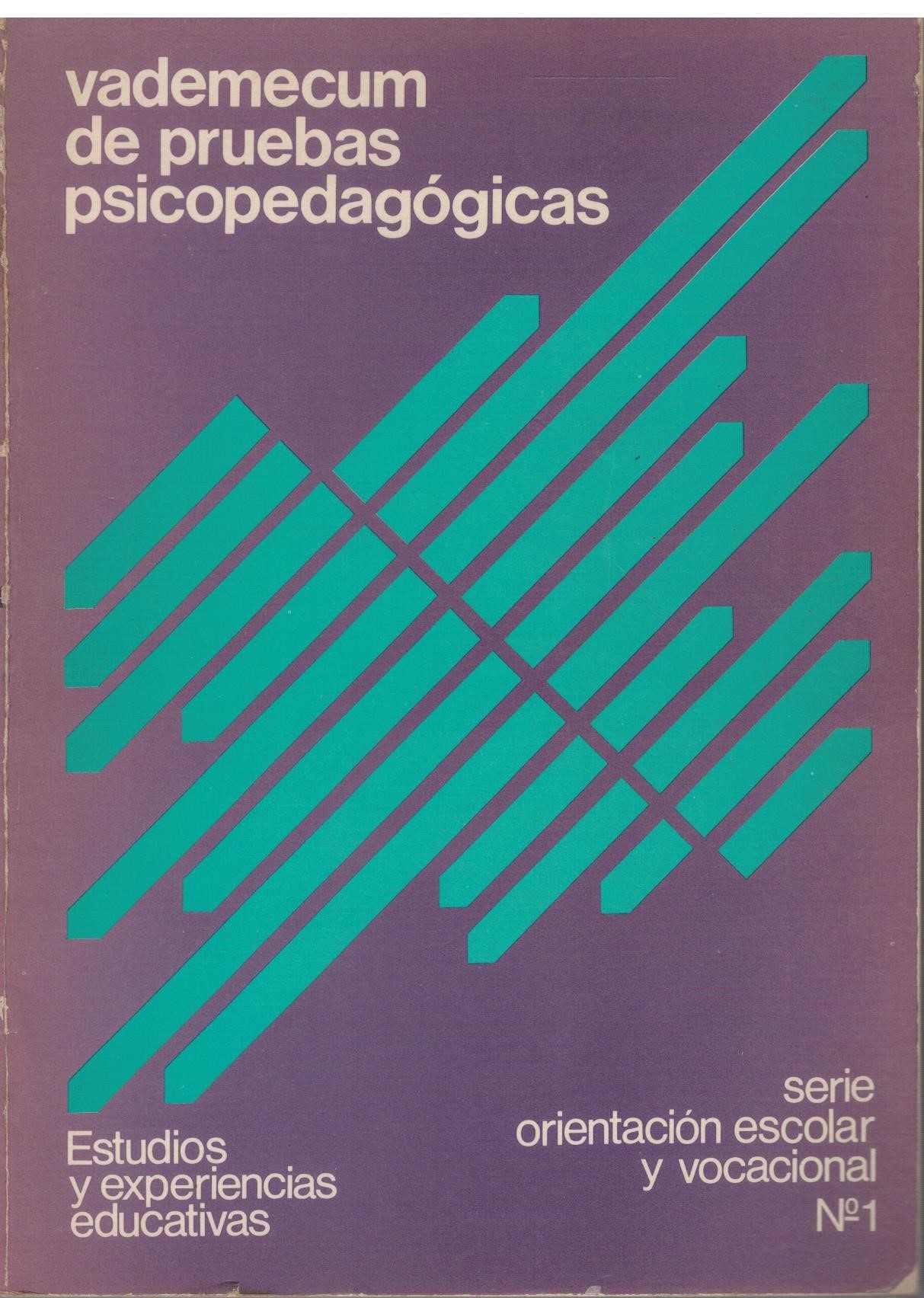 VADECUM DE PRUEBAS PSICOPEDAGÓGICAS