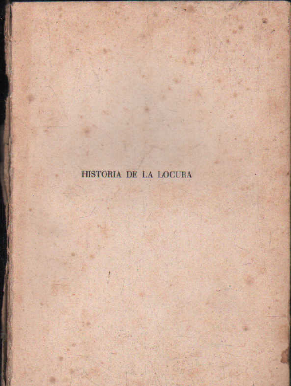HISTORIA DE LA LOCURA