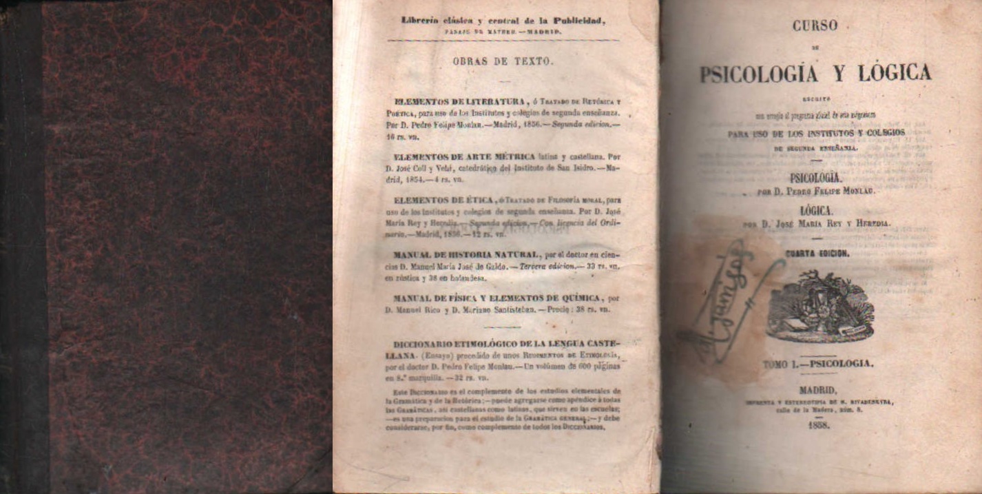 CURSO DE PSICOLOGÍA Y LÓGICA (3 tomos en 1 vol.)
