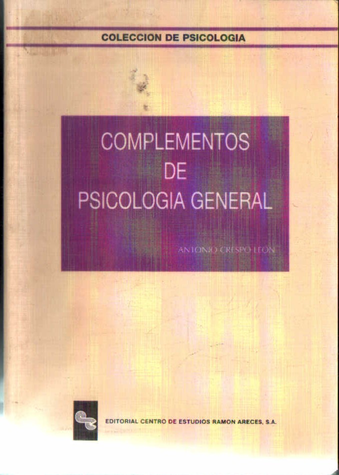 COMPLEMENTOS DE PSICOLOGIA GENERAL