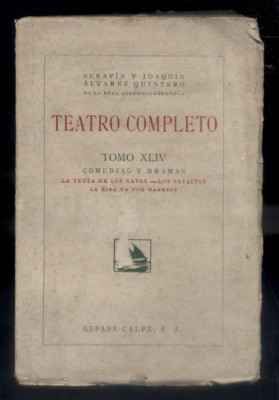 TEATRO COMPLETO. TOMO XLIV. COMEDIAS Y DRAMAS.
