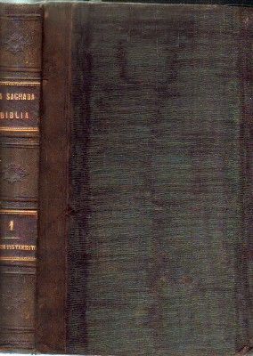 LA SAGRADA BIBLIA. TOMO 1. ANTIGUO TESTAMENTO INCOMPLETO.