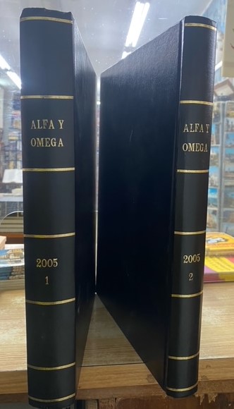 ALFA Y OMEGA. SEMANARIO DE INFORMACION RELIGIOSA. AÑO 2005, DEL Nº 432 AL Nº 479 (2 TOMOS)