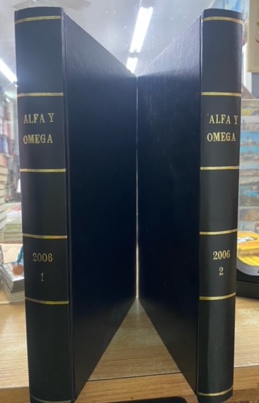 ALFA Y OMEGA. SEMANARIO DE INFORMACION RELIGIOSA. AÑO 2006, DEL Nº 480 AL Nº 526 (2 TOMOS)