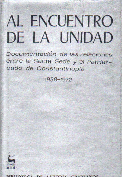 AL ENCUENTRO DE LA UNIDAD
