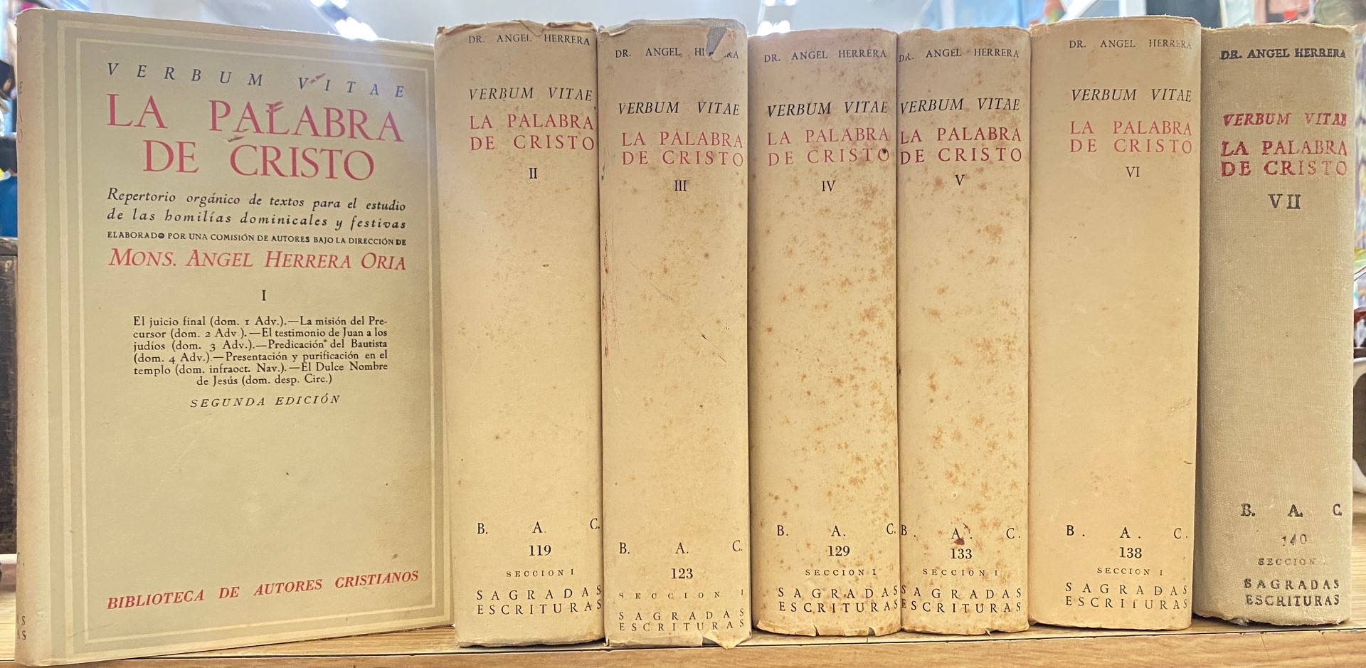 VERBUM VITAE. LA PALABRA DE CRISTO (7 TOMOS)