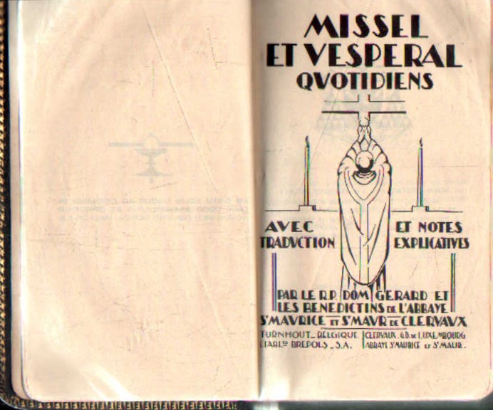 MISSEL ET VESPERAL QVOTIDIENS