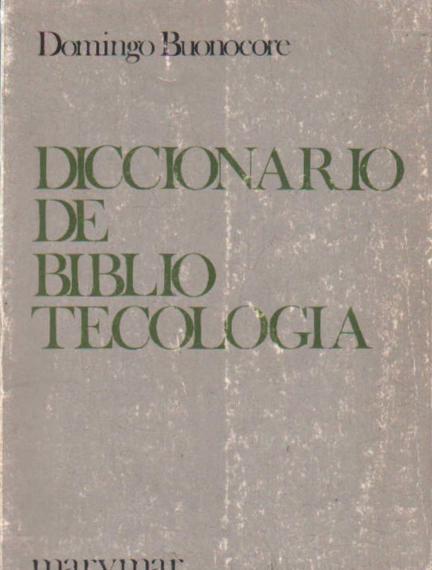 DICCIONARIO DE BIBLIOTECOLOGIA