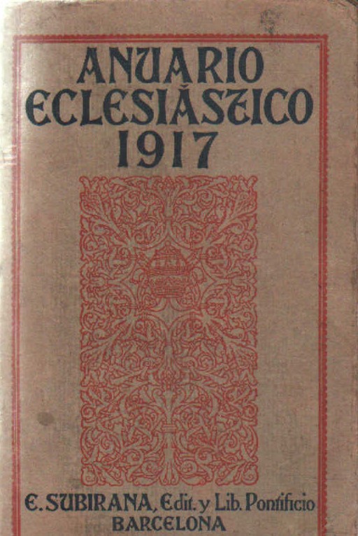 ANUARIO ECLESIÁSTICO 1917