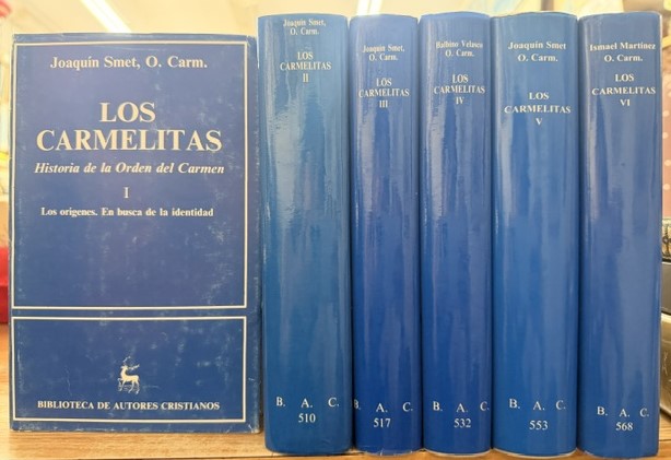 LOS CARMELITAS, HISTORIA DE LA ORDEN DEL CARMEN (6 TOMOS)