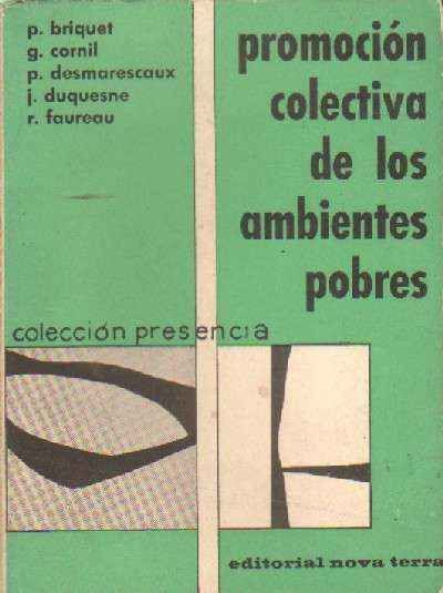 PROMOCION COLECTIVA DE LOS AMBIENTES POBRES