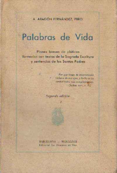 PALABRAS DE VIDA