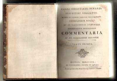 COMMENTARIA IN JUS ECCLESIASTICUM UNIVERSUM (DOS TOMOS)
