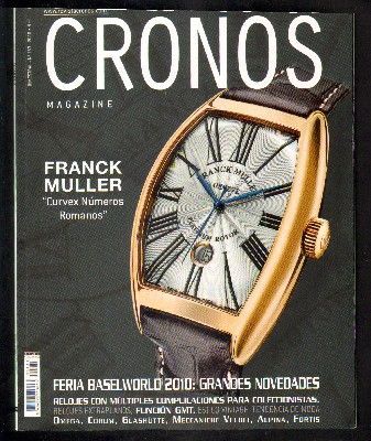 REVISTA CRONOS MAGAZINE. Nº 133 - MAYO - JUNIO 2010.