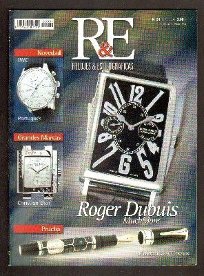 REVISTA R&E. RELOJES & ESTILOGRAFICAS. Nº 34 FEBRERO 2003.