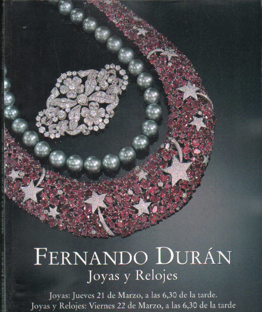 FERNANDO DURÁN JOYAS Y RELOJES SUB. 220, MARZO 2002