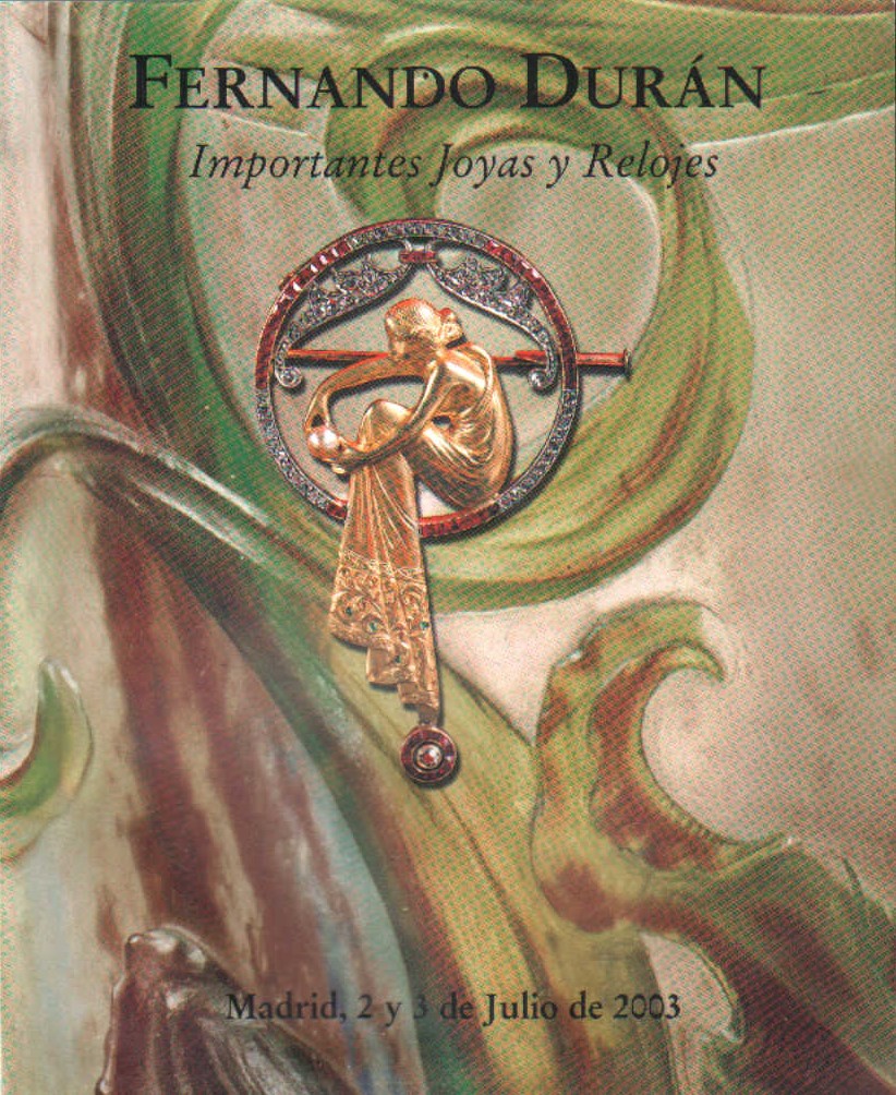 FERNANDO DURÁN JOYAS Y RELOJES SUB. 241, JULIO 2003
