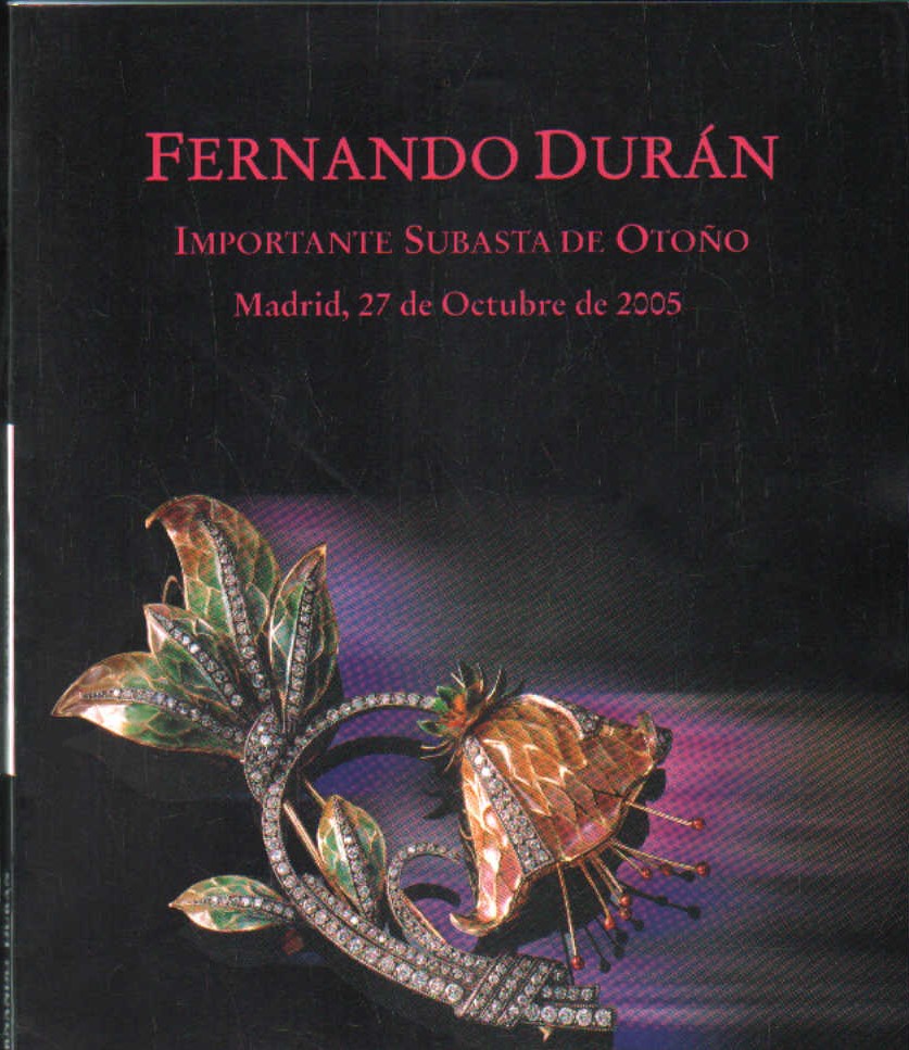 FERNANDO DURÁN JOYAS Y RELOJES SUB. 277, OCTUBRE 2005