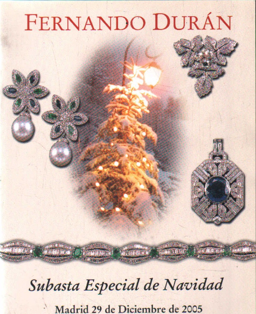FERNANDO DURÁN JOYAS Y RELOJES SUB. 280, DICIEMBRE 2005