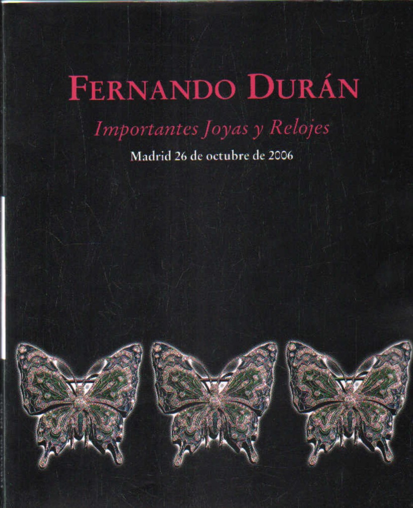 FERNANDO DURÁN JOYAS Y RELOJES SUB. 296, OCTUBRE 2006