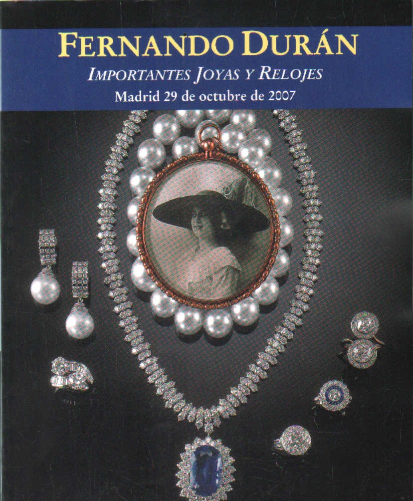 FERNANDO DURÁN JOYAS Y RELOJES SUB. 313, OCTUBRE 2007