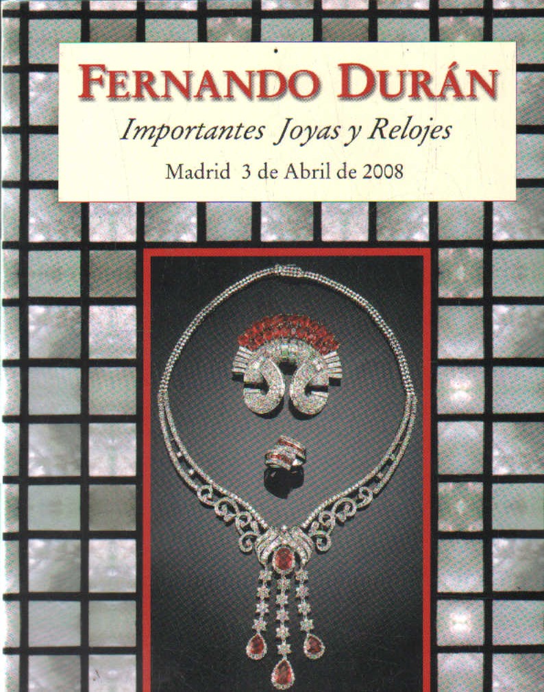 FERNANDO DURÁN JOYAS Y RELOJES SUB. 320, ABRIL 2008